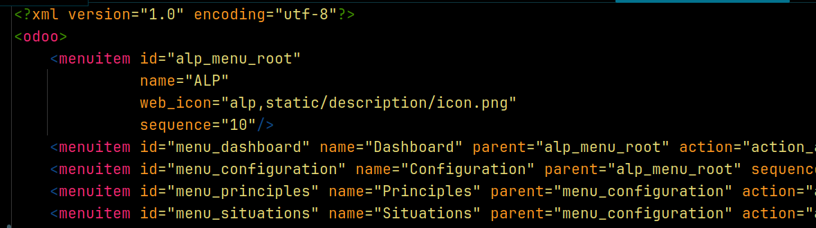 How to hide a menu in odoo
